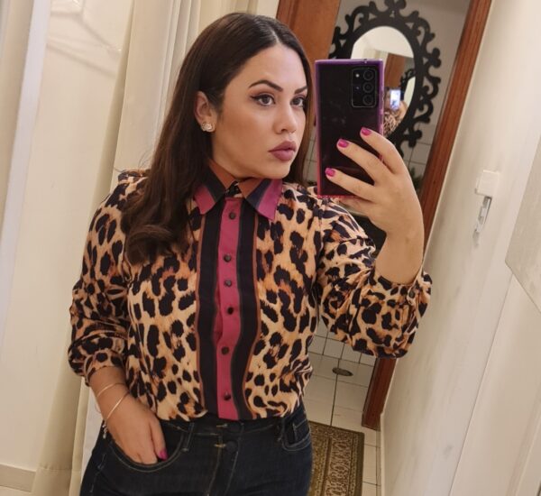 Camisa Magda Animal Print